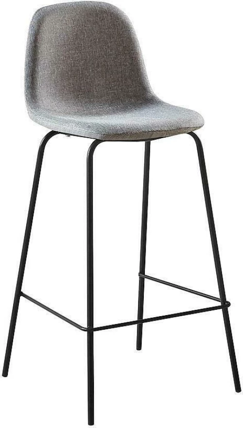 Σκαμπό Μπαρ Celina Γκρι 47x51x97cm