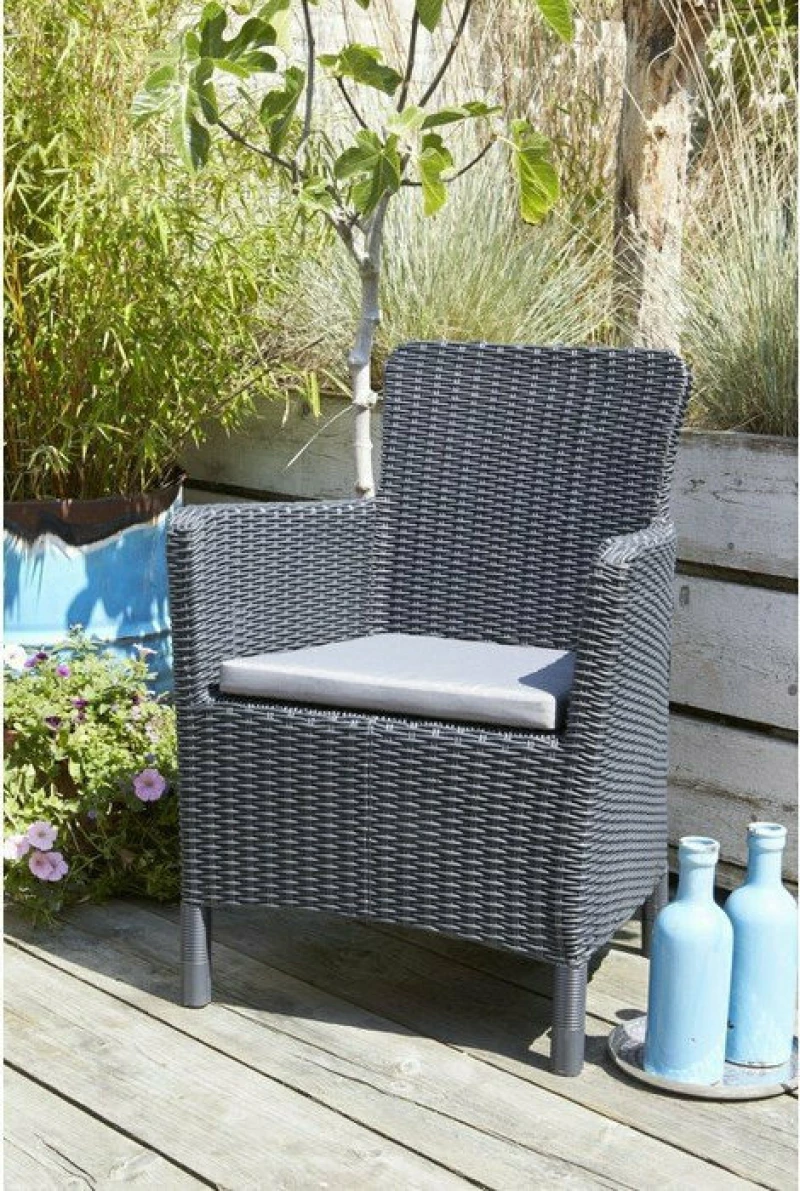 Πολυθρόνα Rattan Trenton Graphite