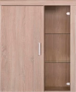 Βιτρίνα Σαλονιού Κρεμαστή Damis Sonoma 90.5x35x113.5cm