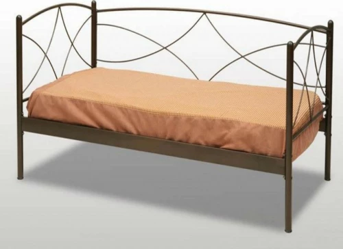 Άνδρος Κρεβάτι Μονό Μεταλλικό Καναπές 90x190cm