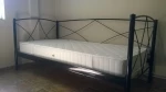 Άνδρος Κρεβάτι Μονό Μεταλλικό Καναπές 90x190cm