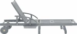 Ξαπλώστρα Ξύλινη Γκρι - Μπλε Ρουά 200x68x30cm