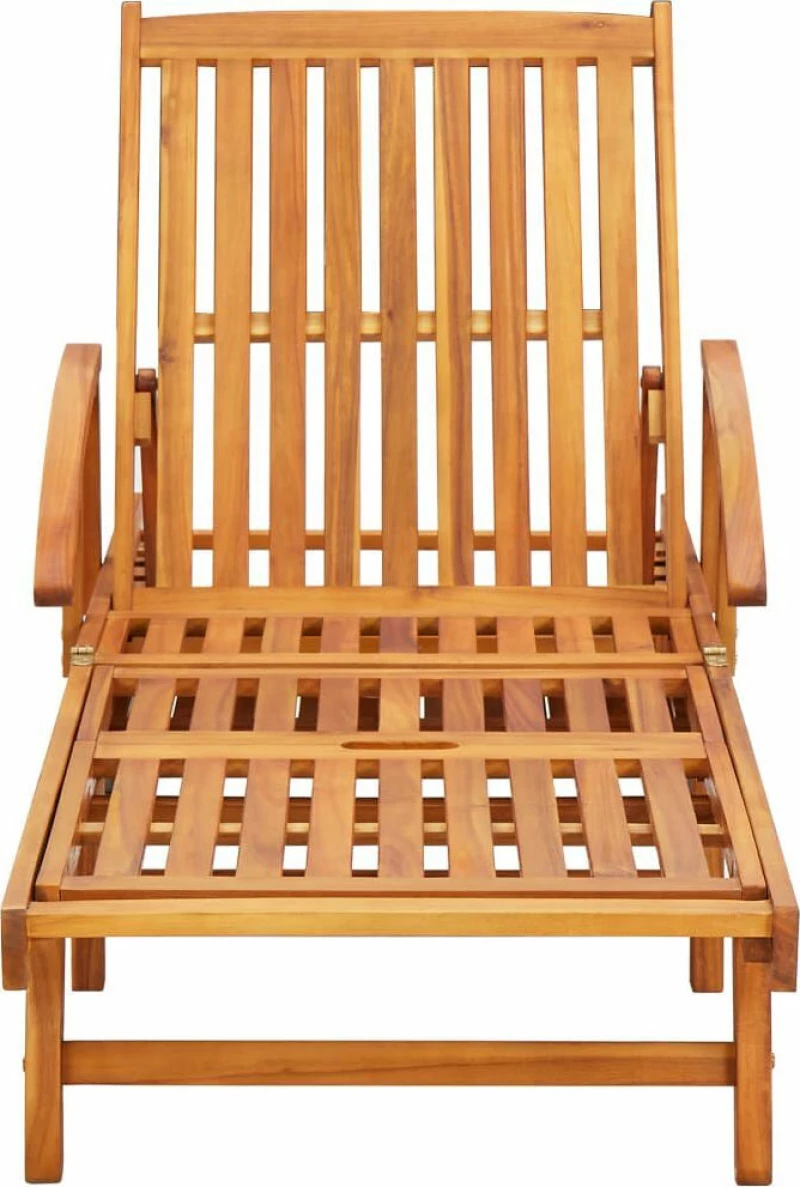 Ξαπλώστρα Ξύλινη Γκρι 200x67x30cm