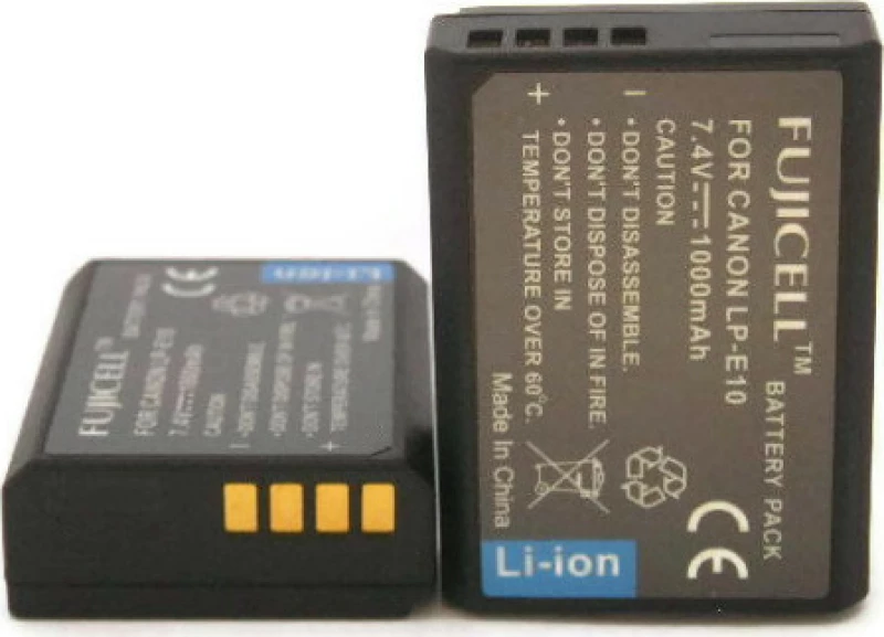 Fujicell Μπαταρία Φωτογραφικής Μηχανής LP-E10 1000mAh Συμβατή με Canon