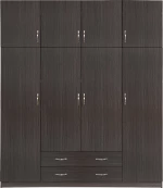 Ντουλάπα Τετράφυλλη με Πατάρι 200x55.5x240cm