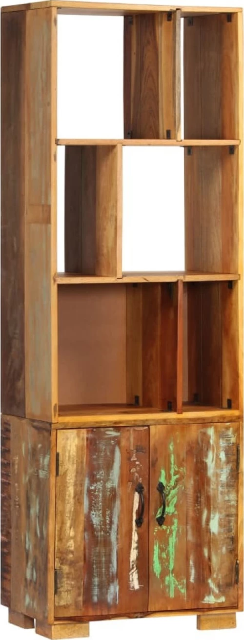 Βιβλιοθήκη 60 x 35 x 180 εκ. από Μασίφ Ανακυκλωμένο Ξύλο