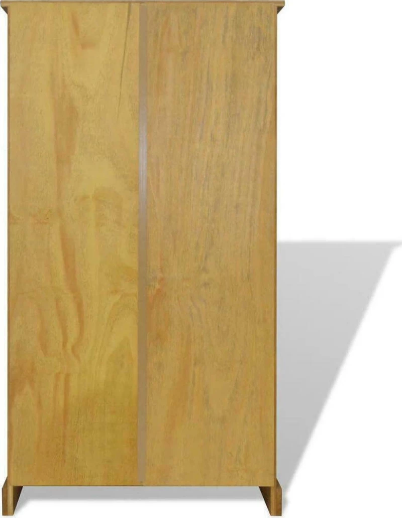 Βιβλιοθήκη 4 Επίπεδα Μεξ. Στιλ Corona 81x29x150 εκ Ξύλο Πεύκου