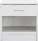 Κομοδινο Με 1 Συρταρι Λευκο 45X35,5X47 Εκ.