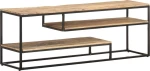 Έπιπλο Τηλεόρασης 130 x 30 x 45 εκ. από Ακατέργαστο Ξύλο Μάνγκο