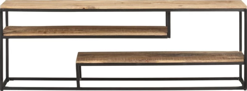 Έπιπλο Τηλεόρασης 130 x 30 x 45 εκ. από Ακατέργαστο Ξύλο Μάνγκο