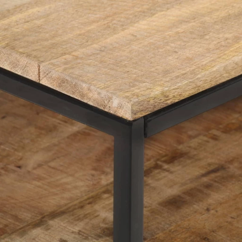 Έπιπλο Τηλεόρασης 130 x 30 x 45 εκ. από Ακατέργαστο Ξύλο Μάνγκο