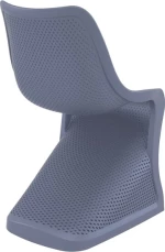 Καρέκλα Πολυπροπυλενίου Bloom Dark Grey