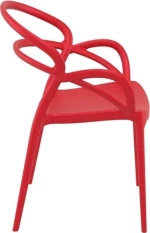 Καρέκλα Πολυπροπυλενίου Mila Red