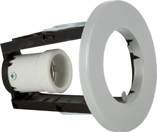 VK Lighting Μεταλλικό Σποτ Χωνευτό E14 R50 9.5x9.5cm Γκρι