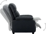 Πολυθρόνα Relax Σκούρο Γκρι 76x90x100cm