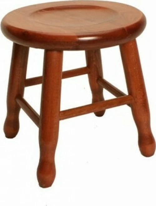 Σκαμπώ Ξύλινο Στρογγυλό Οξιά Κερασί 246 Φ29x29υψ