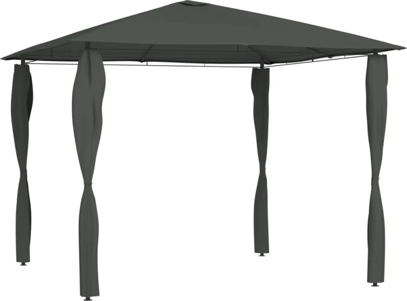 vidaXL Κιόσκι 3x3m Ανθρακί