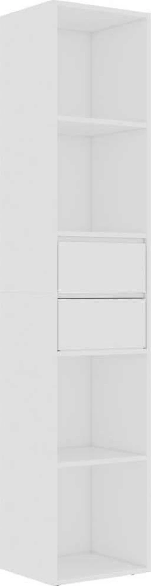 vidaXL Βιβλιοθήκη Λευκή 36 x 30 x 171 εκ. από Μοριοσανίδα