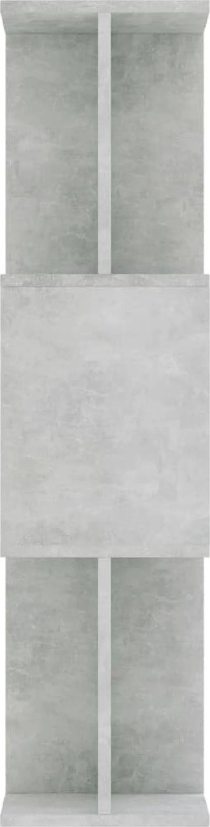 Βιβλιοθήκη/Διαχωριστικό Γκρι Σκυροδέμ. 80x24x96 εκ. Μοριοσανίδα