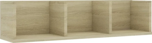Ράφι Τοίχου για CD Sonoma Δρυς 75 x 18 x 18 εκ. Μοριοσανίδα