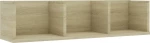 Ράφι Τοίχου για CD Sonoma Δρυς 75 x 18 x 18 εκ. Μοριοσανίδα
