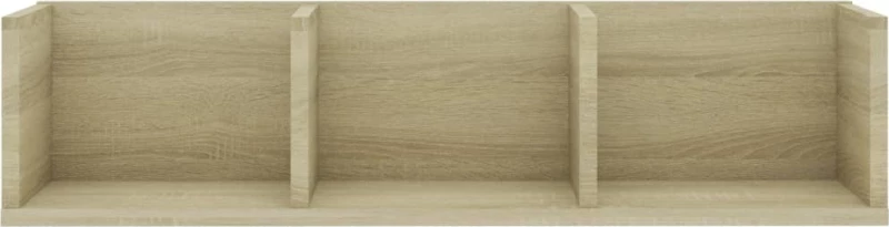 Ράφι Τοίχου για CD Sonoma Δρυς 75 x 18 x 18 εκ. Μοριοσανίδα