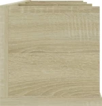 Ράφι Τοίχου για CD Sonoma Δρυς 75 x 18 x 18 εκ. Μοριοσανίδα