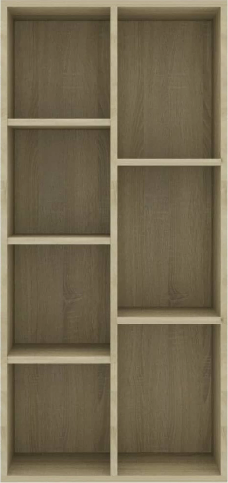 Βιβλιοθήκη Χρώμα Sonoma Δρυς 50x25x106 εκ. από Μοριοσανίδα