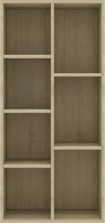 Βιβλιοθήκη Χρώμα Sonoma Δρυς 50x25x106 εκ. από Μοριοσανίδα