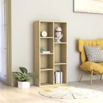 Βιβλιοθήκη Χρώμα Sonoma Δρυς 50x25x106 εκ. από Μοριοσανίδα