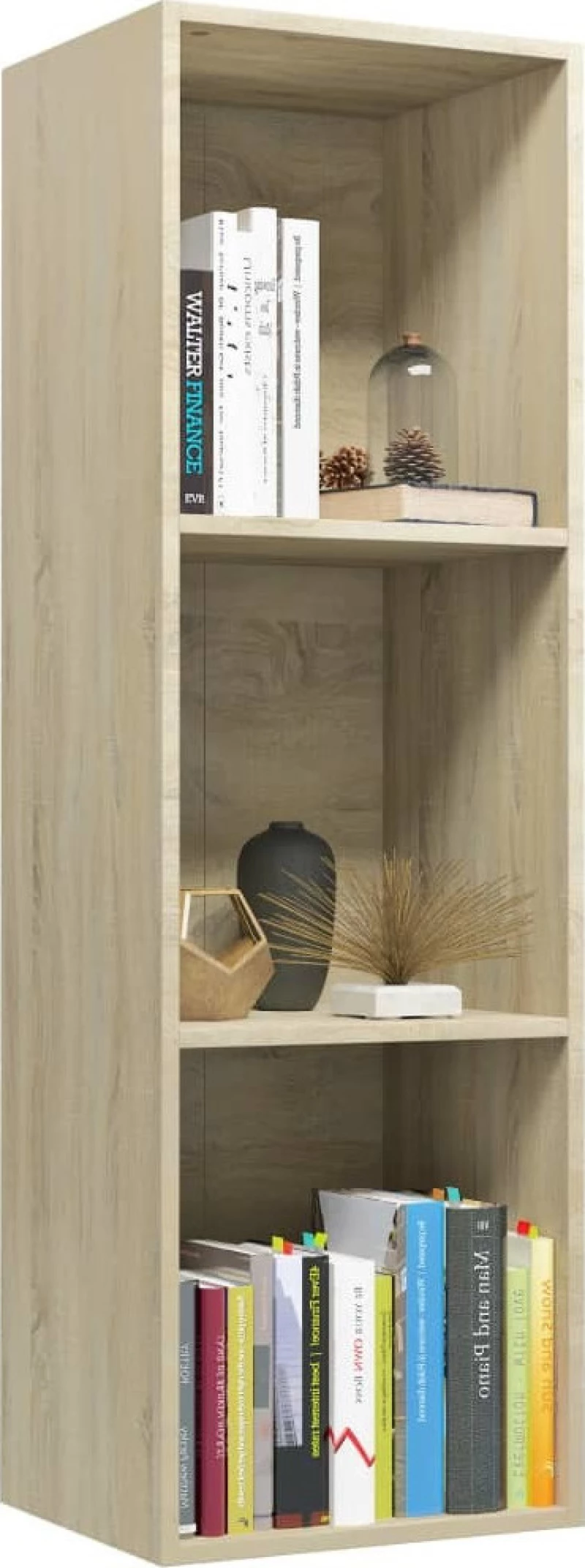 Βιβλιοθήκη/Έπιπλο TV Sonoma Δρυς 36x30x114 εκ. από Μοριοσανίδα