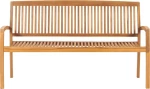 Παγκάκι 3063314 Ξύλο Teak / Taupe 159x57.5x90cm
