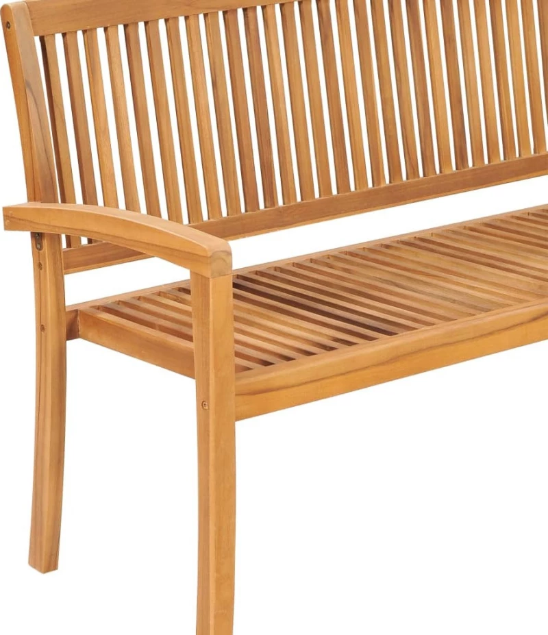 Παγκάκι 3063313 Ξύλο Teak / Μαύρο 159x57.5x90cm