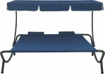 Ξαπλώστρα Μεταλλική Μπλε 200x173x45cm