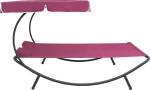 Ξαπλώστρα Μεταλλική Ροζ 200x173x45cm