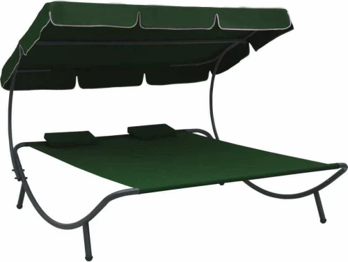 Ξαπλώστρα Μεταλλική Πράσινη 200x173x45cm