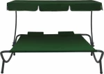 Ξαπλώστρα Μεταλλική Πράσινη 200x173x45cm
