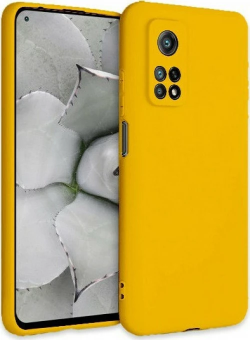 Θήκη σιλικόνης TPU Ultra Slim 0.3mm soft mat για Xiaomi Mi 10T / Mi 10T Pro - Κίτρινο