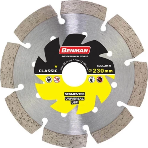Benman Διαμαντοδισκος Universal 230mm 74247 1τμχ