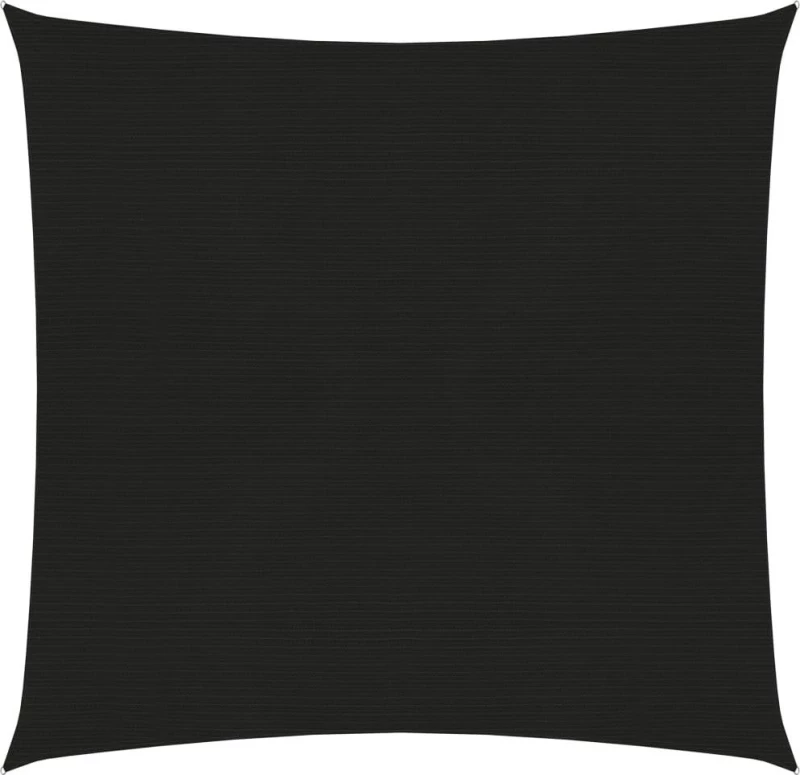 vidaXL Πανί Σκίασης Μαύρο 4,5 x 4,5 μ. από HDPE 160 γρ./μ² 311717