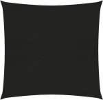vidaXL Πανί Σκίασης Μαύρο 4,5 x 4,5 μ. από HDPE 160 γρ./μ² 311717