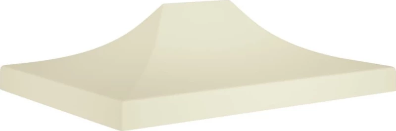 vidaXL Κάλυμμα Τέντας Εκδηλώσεων Κρεμ 4x3m 270gr/m² 315349