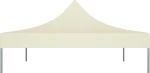 vidaXL Κάλυμμα Τέντας Εκδηλώσεων Κρεμ 4x3m 270gr/m² 315349
