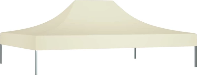 vidaXL Κάλυμμα Τέντας Εκδηλώσεων Κρεμ 4x3m 270gr/m² 315349