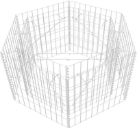 Συρματοκιβώτιο Γλάστρα Εξάγωνο 100x90x50cm 142532