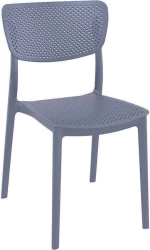 Καρέκλα Πολυπροπυλενίου Lucy 129 Dark Grey