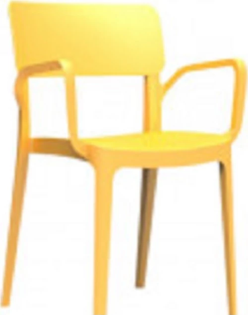 Καρέκλα Πολυπροπυλενίου Panora Yellow