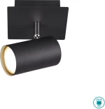 Trio Lighting Marley Μονό Σποτ με Ντουί GU10 σε Μαύρο Χρώμα