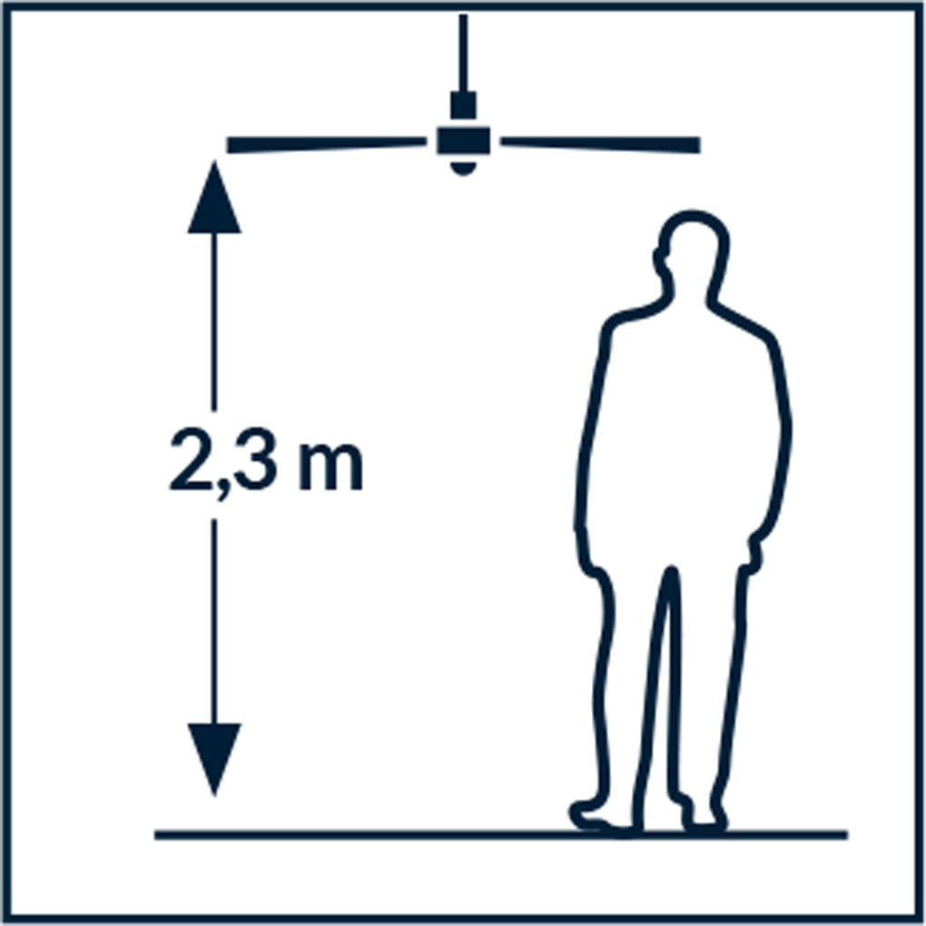 Eglo Antibes Ανεμιστήρας Οροφής με Φως και Τηλεχειριστήριο Black