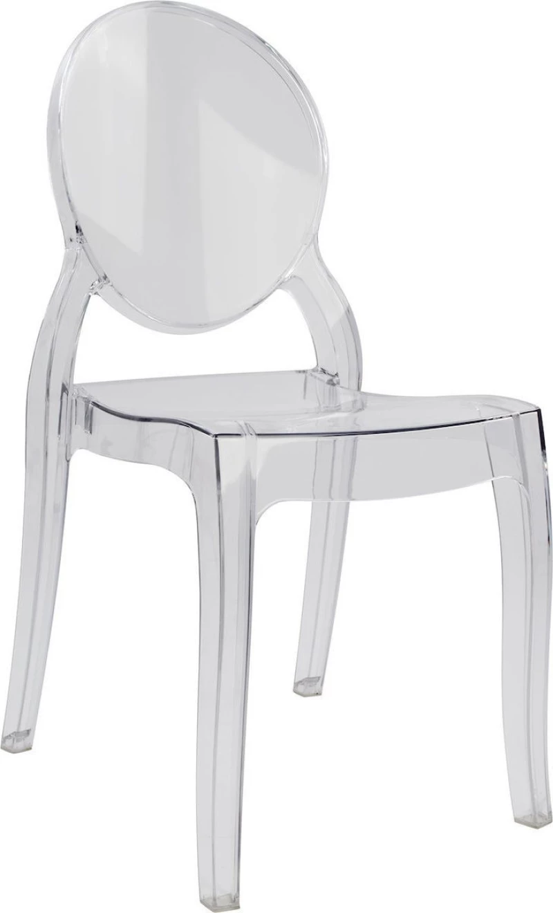 Καρeκλα Ακρυλικη Διαφανη Aramis Hm0170 42,5X52X89,5 Εκ.